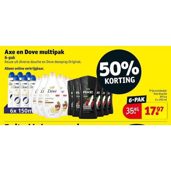 Multipak douchegel en deodorant