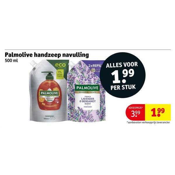 Palmolive handzeep navulling