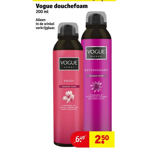 Vogue douchefoam