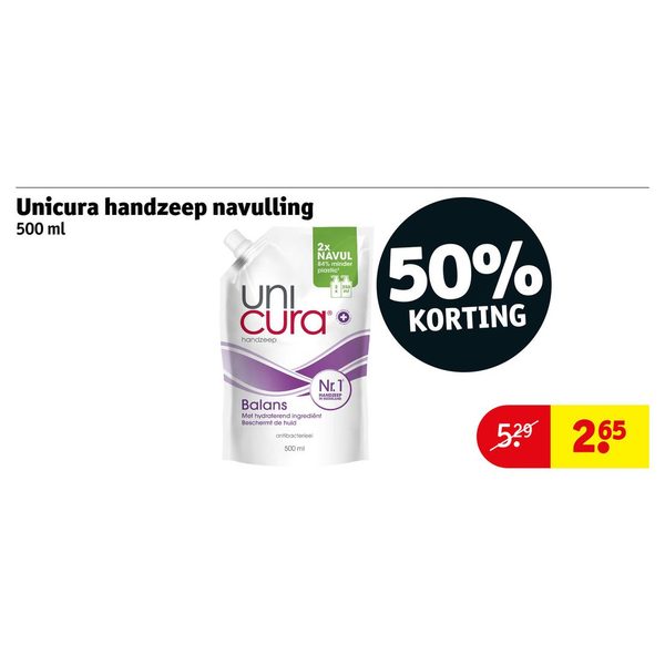 Unicura handzeep navulling