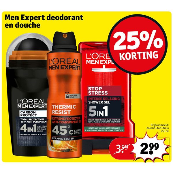 L'Oréal Men Expert deodorant en douchegel