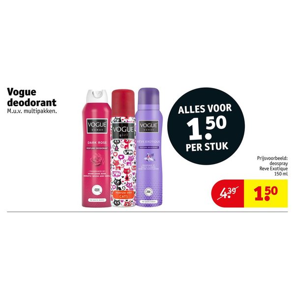 Vogue deodorant