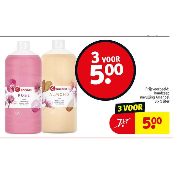 Kruidvat handzeep navulling