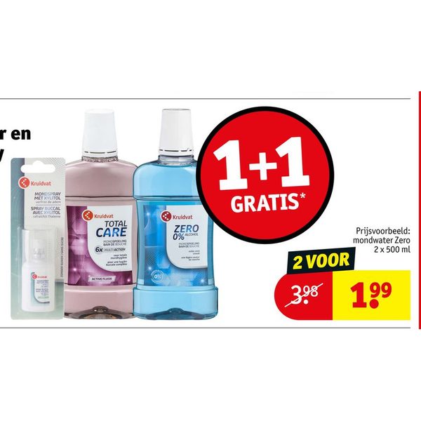 Kruidvat mondwater en mondspray