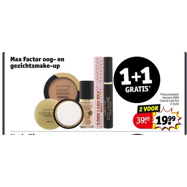 Max Factor oog- en gezichtsmake-up