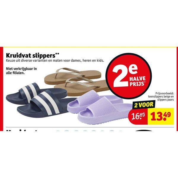 Kruidvat slippers