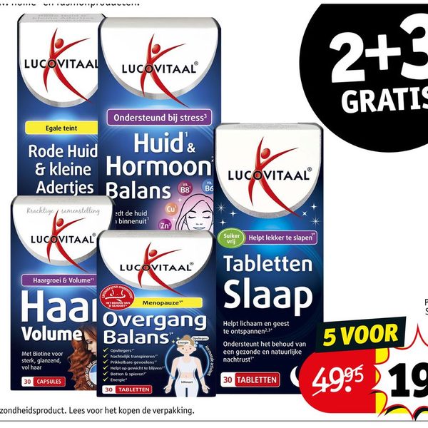 Diverse Lucovitaal supplementen