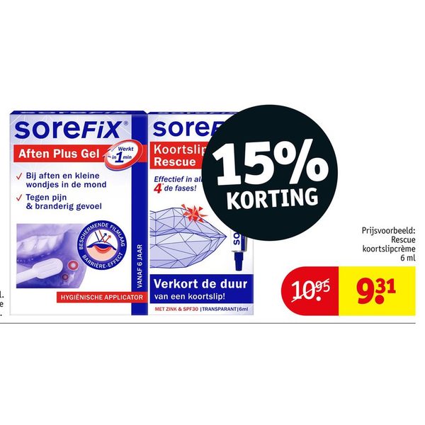 Aften Plus Gel / Koortslip Rescue