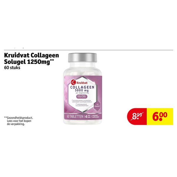 Kruidvat Collageen Solugel 1250mg