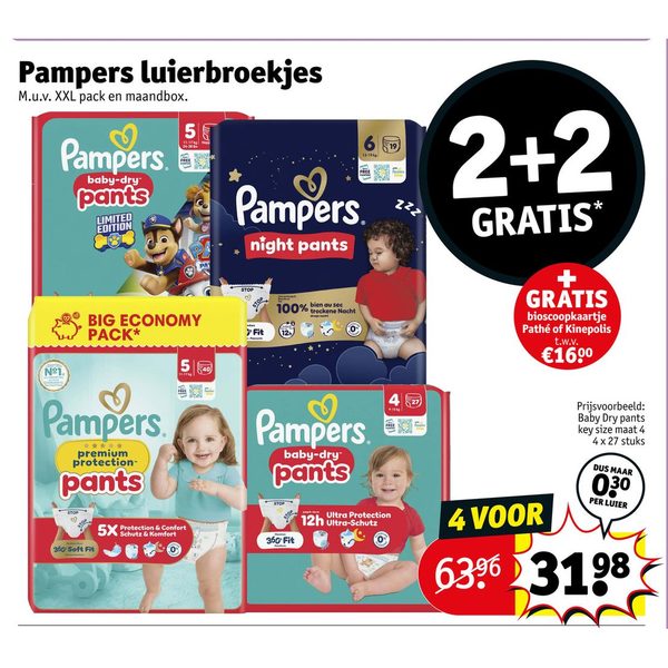 Pampers luierbroekjes