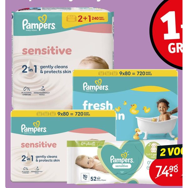 babydoekjes sensitive / fresh clean