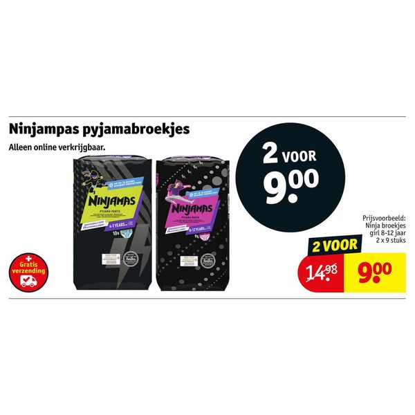 Ninjamas pyjamabroekjes