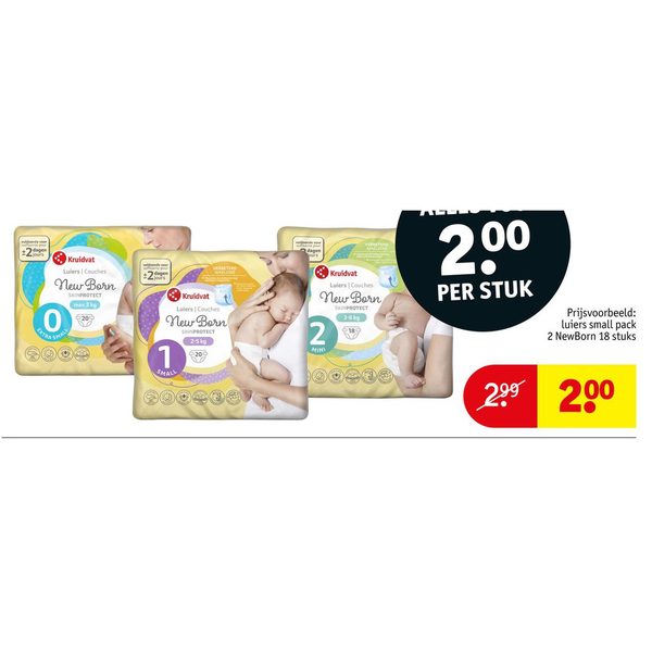 Kruidvat luiers small pack