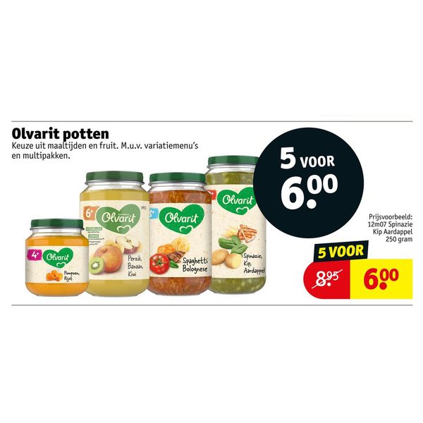Potten babyvoeding