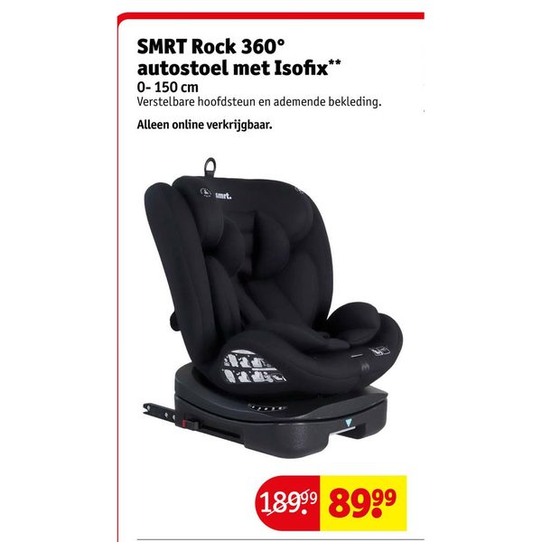 Rock 360° autostoel met Isofix
