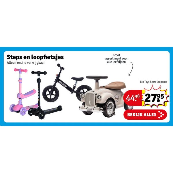 Eco Toys Retro loopauto