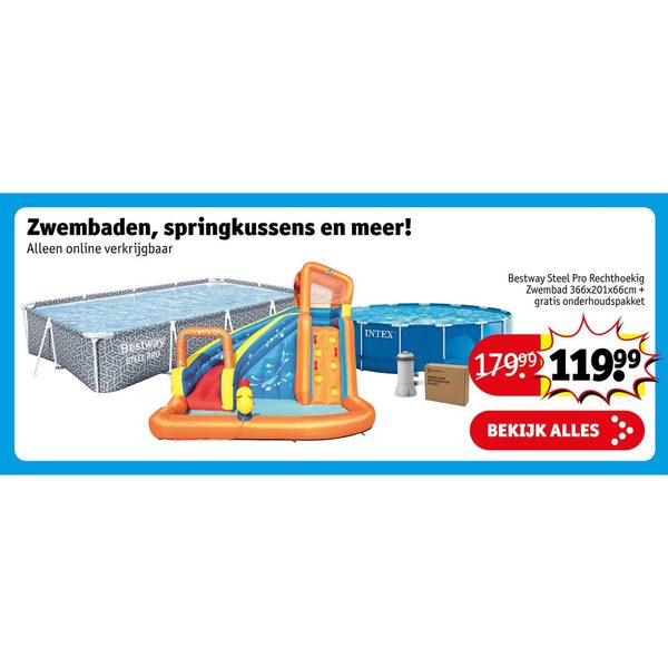 Steel Pro Rechthoekig Zwembad 366x201x66cm