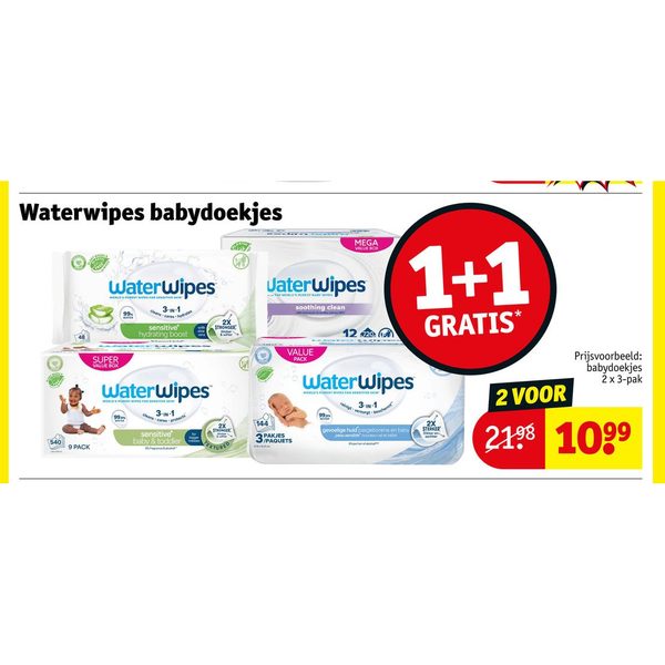 Waterwipes babydoekjes