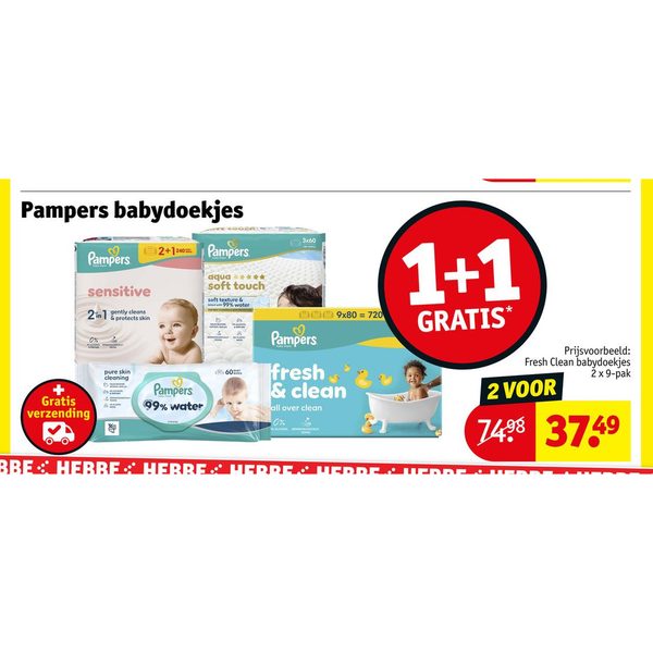 Pampers babydoekjes