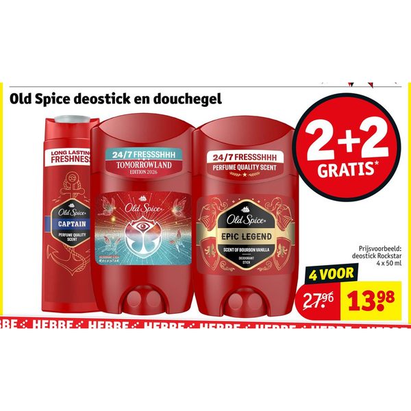 Old Spice deostick en douchegel