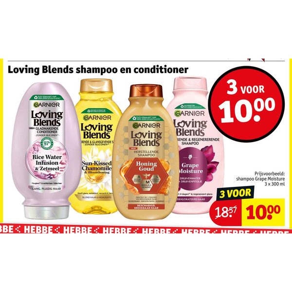 Garnier Loving Blends shampoo en conditioner