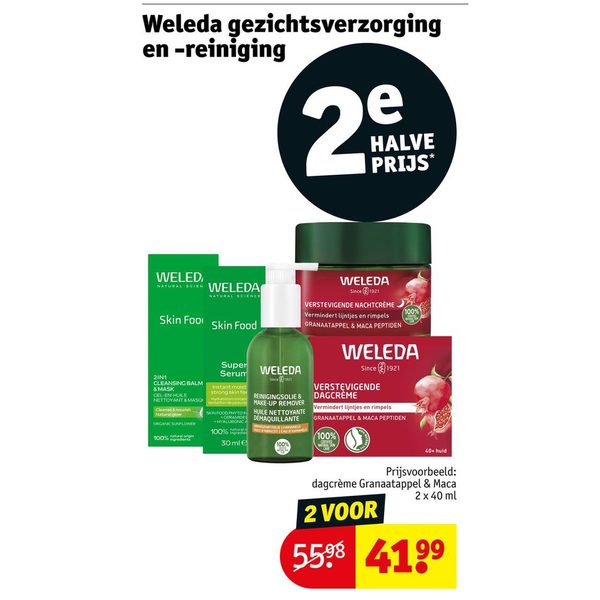 Weleda gezichtsverzorging en -reiniging
