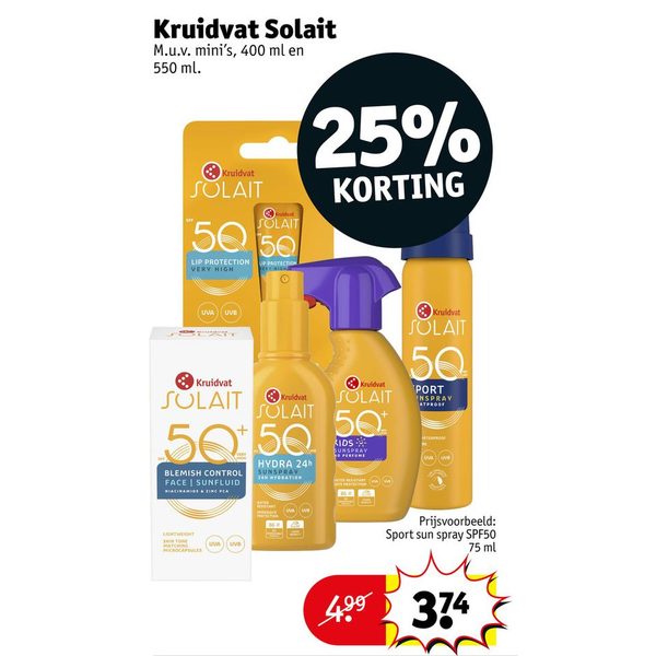 Kruidvat Solait assortiment