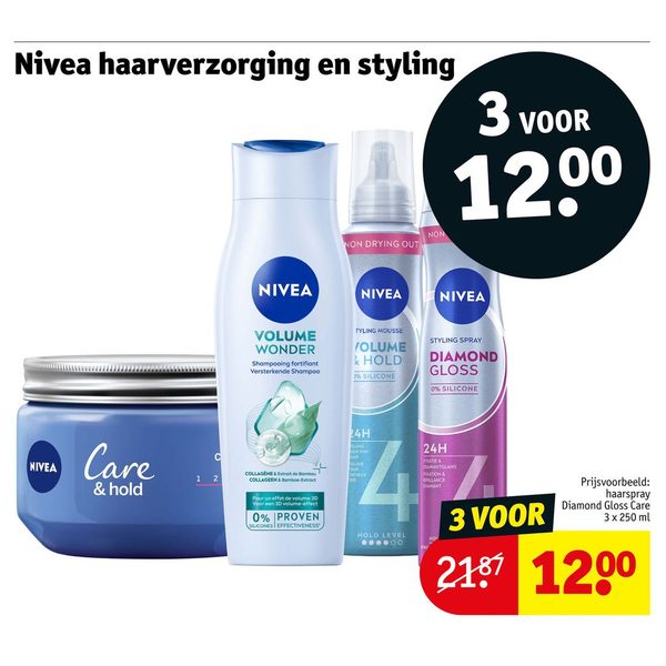 Nivea haarverzorging en styling