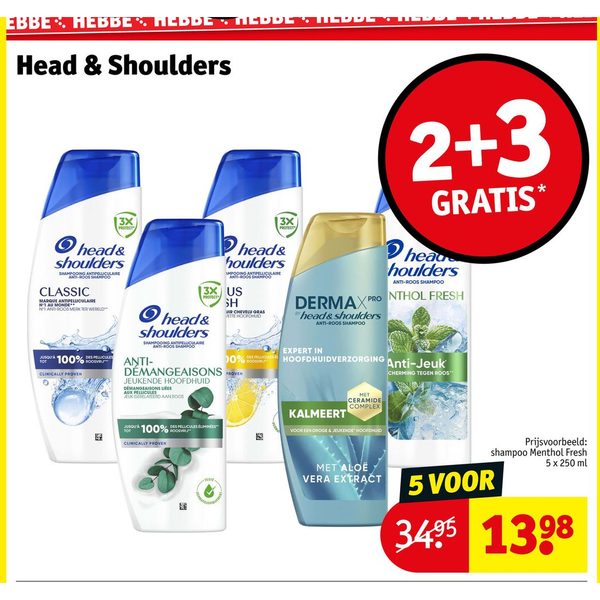 Head & Shoulders shampoo