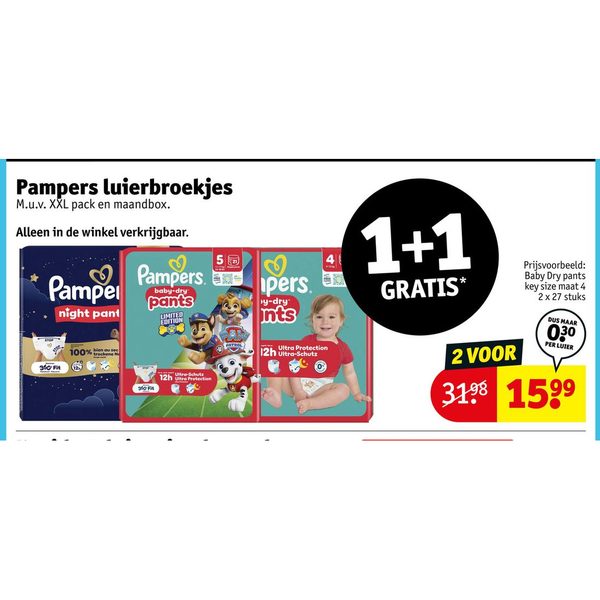 Pampers luierbroekjes