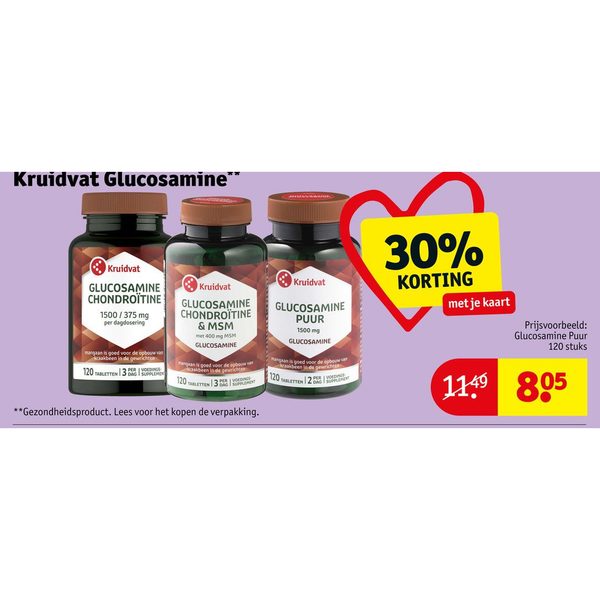 Glucosamine supplementen