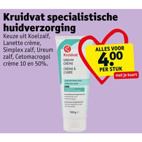 Kruidvat specialistische huidverzorging