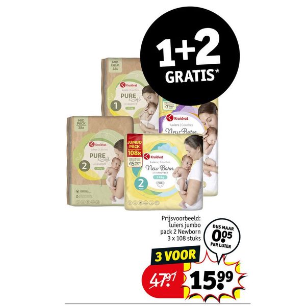 Kruidvat NewBorn luiers