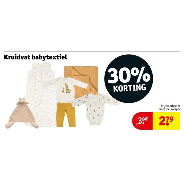 Kruidvat babytextiel