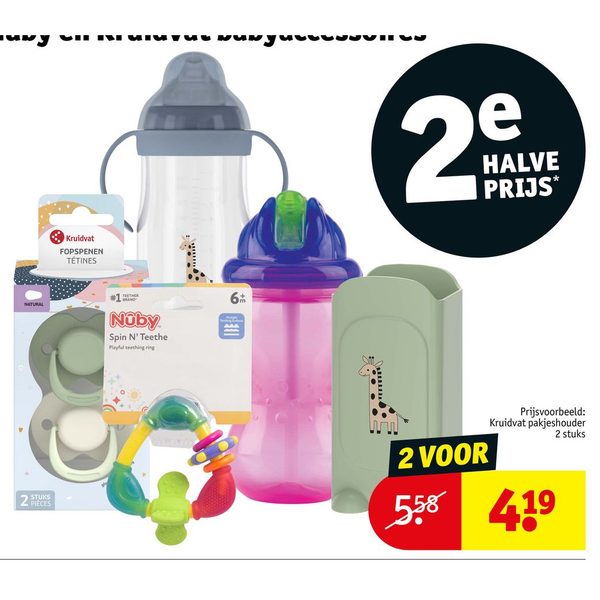 Nûby en Kruidvat babyaccessoires