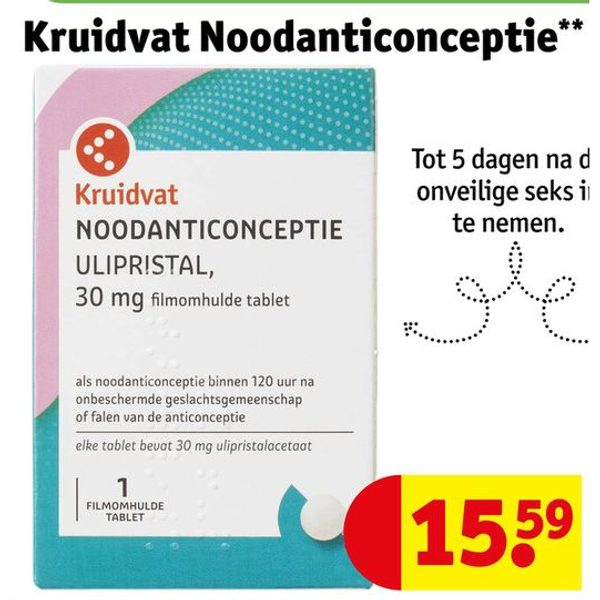 Noodanticonceptie Ulipristal