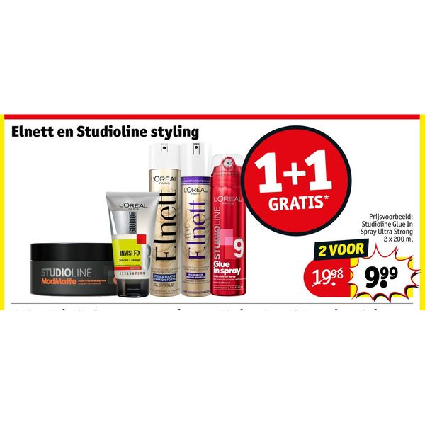 Elnett en Studioline styling