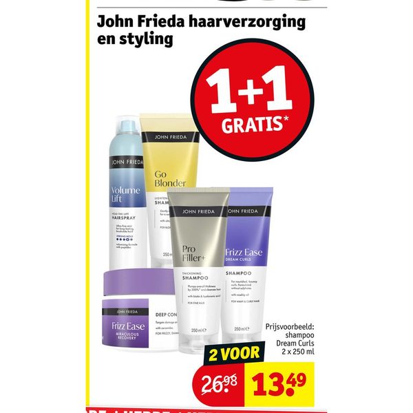 John Frieda haarverzorging en styling