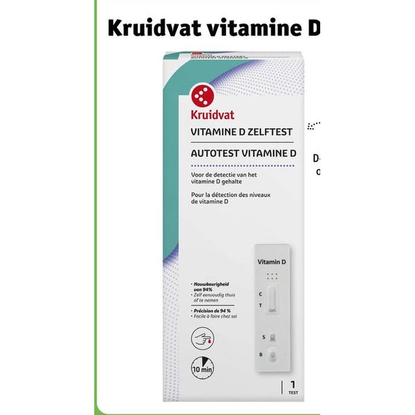 Kruidvat vitamine D test
