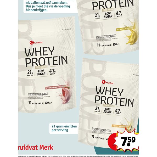 Kruidvat Whey Protein Vanilla