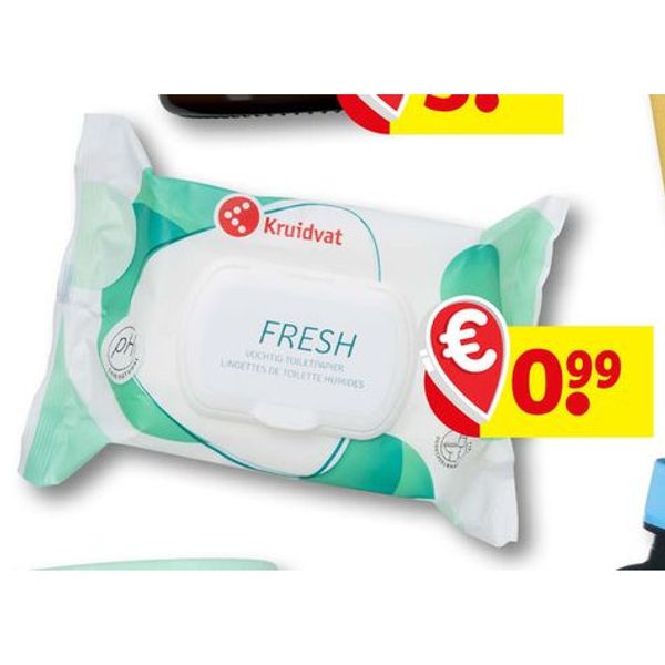 Fresh vochtige toiletdoekjes