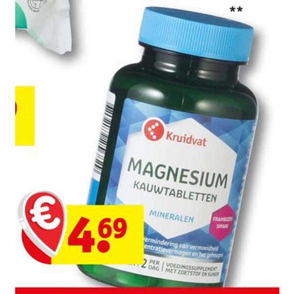 Magnesium kauwtabletten