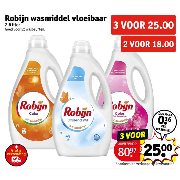 Robijn wasmiddel vloeibaar