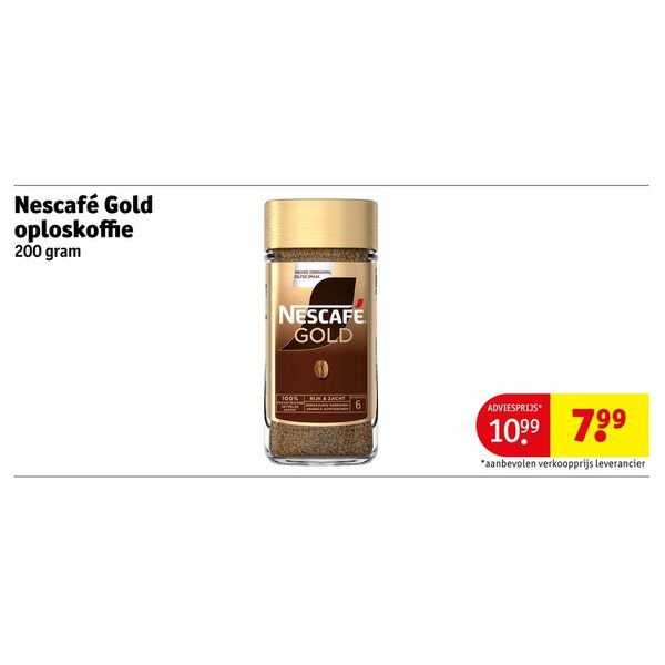 Nescafé Gold oploskoffie