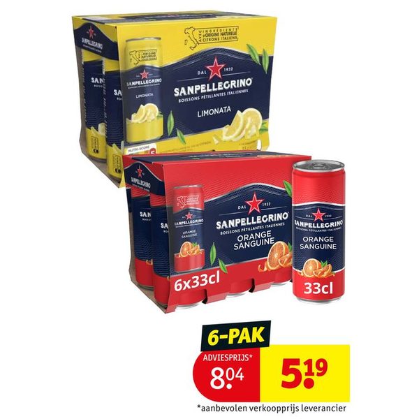 San Pellegrino bruisende limonade