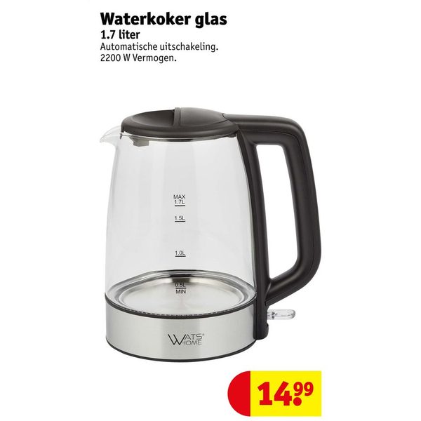 Waterkoker glas