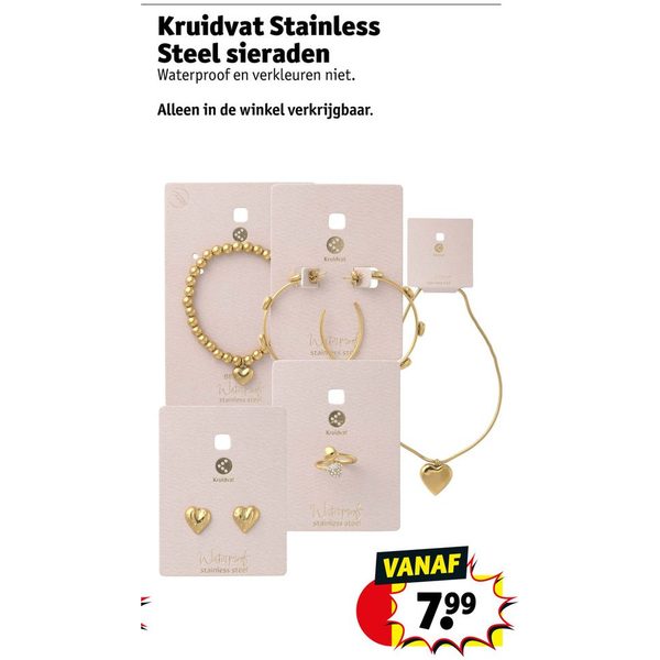 Kruidvat Stainless Steel sieraden