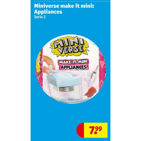 Miniverse make it mini: Appliances