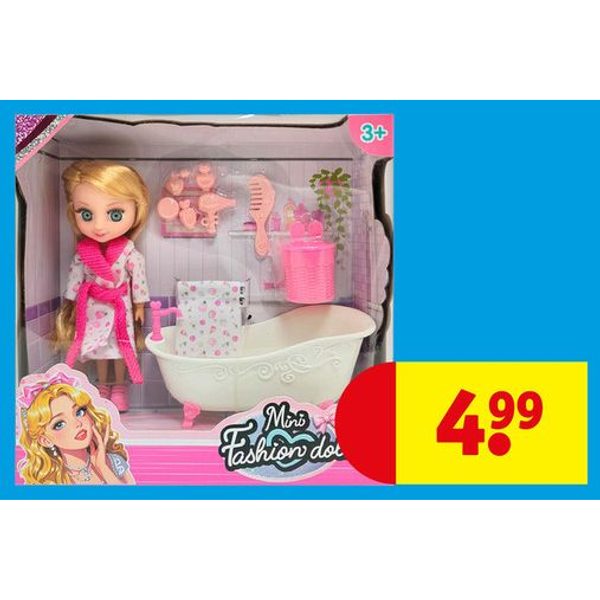 Mini pop met accessoires