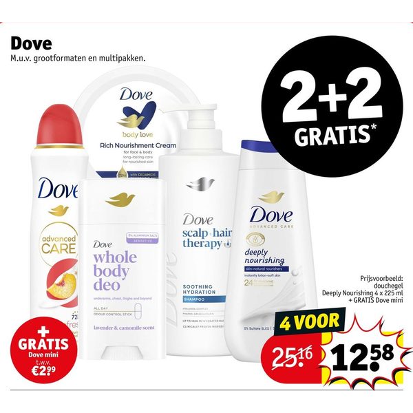 Dove verzorgingsproducten